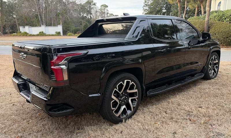 Black Chevrolet Silverado EV 2024 for rent in Charleston SC, photo 6