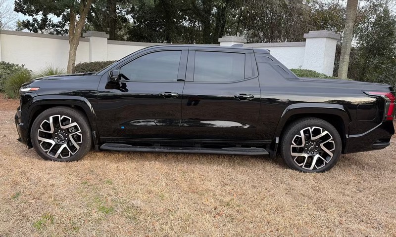Black Chevrolet Silverado EV 2024 for rent in Charleston SC, photo 9