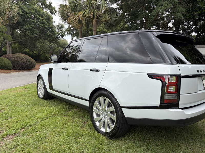 White Land Rover Range Rover for rent in Charleston SC, photo 6
