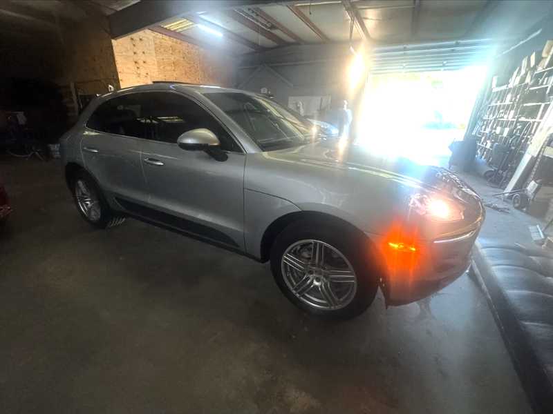 Silver Porsche Macan for rent in Charleston SC