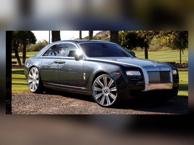 Gray Rolls-Royce Ghost for rent in Charleston SC